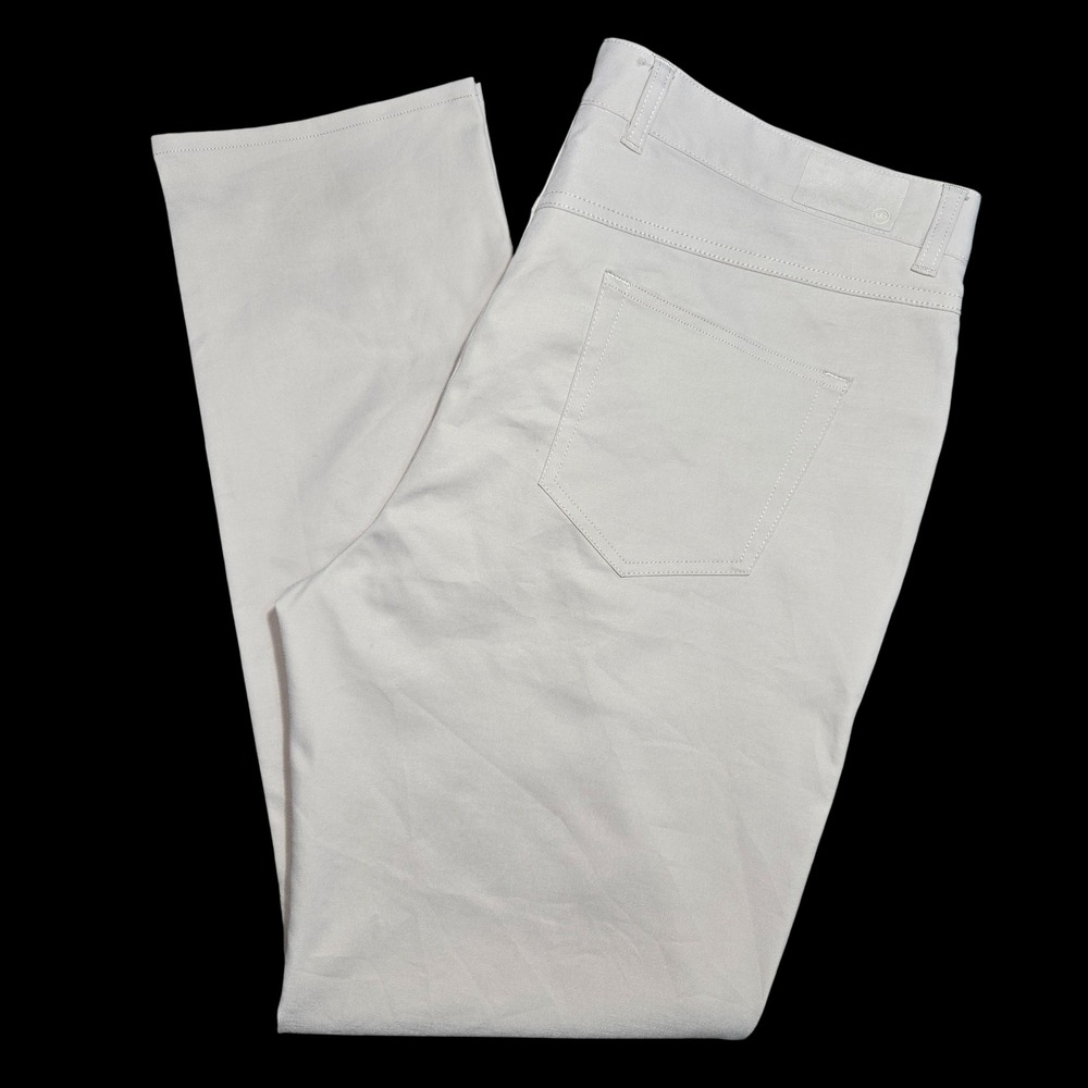 Peter Millar eb66 Performance Five-Pocket Pants Men 38x32 Sand Beige Performance